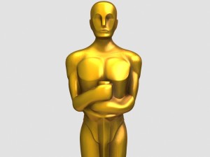 oscar award statue Modèle 3D