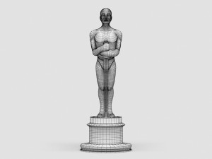 oscar award statue Modèle 3D