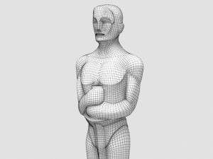 oscar award statue Modèle 3D