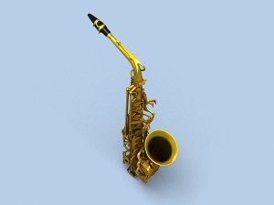 saxophone 3D Модель