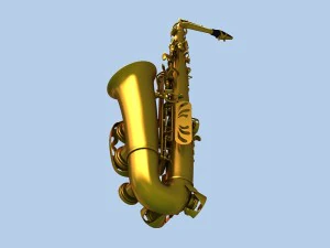 saxophone 3D Model