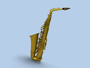 saxophone 3D Модель