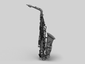 saxophone 3D Модель