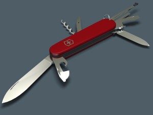 swiss army knife 3D Model