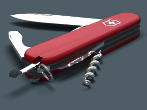 swiss army knife 3D Model