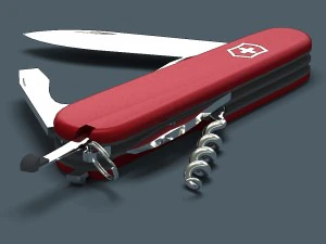 swiss army knife 3D Model