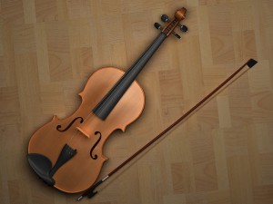 violin 3D Model
