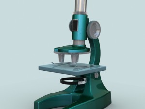 microscope 3D-Modell