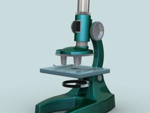 microscopio Modello 3D