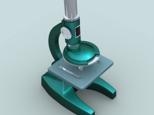 microscope Modèle 3D