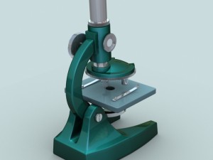 microscope Modèle 3D