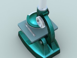 microscope Modèle 3D