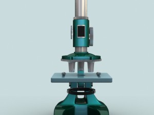 microscope Modèle 3D