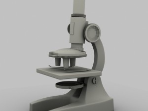 microscope Modèle 3D