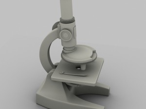 microscope Modèle 3D