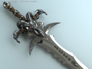 fantasy sword frostmourne 3D Model