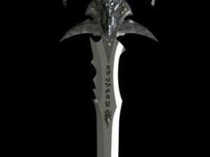 fantasy sword frostmourne Modello 3D