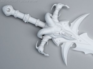 fantasy sword frostmourne Modello 3D
