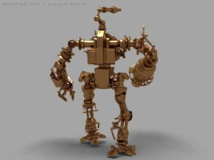 robot 03 3D Model