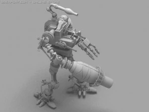 robot 03 3D Model