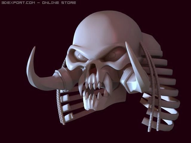 ork kafatası 3D Model .c4d .max .obj .3ds .fbx .stl .blend 