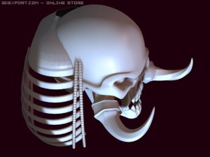 orc skull 3D Model