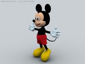 mickey 3D 模型