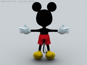 mickey 3D 模型