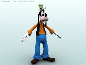 goofy 3Dモデル