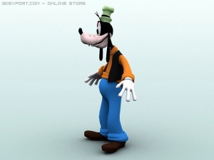 goofy 3D मॉडल
