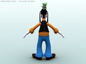 goofy 3D मॉडल