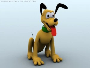 Plut&oacute;n Modelo 3D