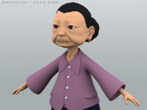 grandma Modèle 3D