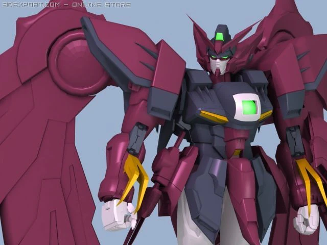 gundam epyon 3D Model .c4d .max .obj .3ds .fbx .stl .blend 