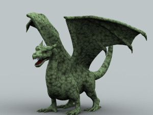 winged dragon 01 3D-Modell