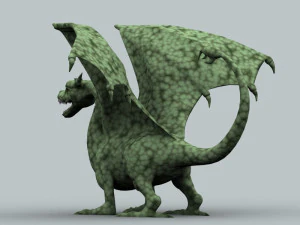 winged dragon 01 3D Model