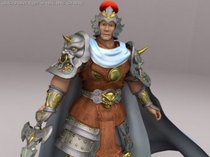 chinese ancient general 3D 模型