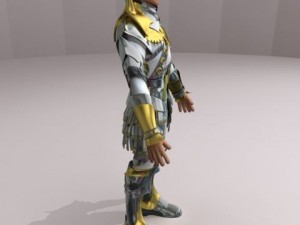 warrior armor 3D 모델