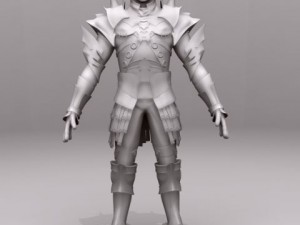 warrior armor 3D 모델
