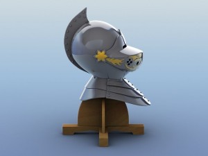 medieval knight helmet 3D 模型