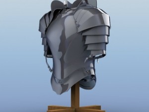 body armor for knight 3D-Modell