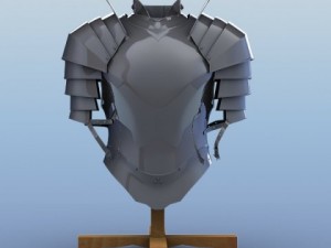 body armor for knight 3D Model