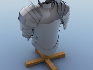 body armor for knight 3D Model