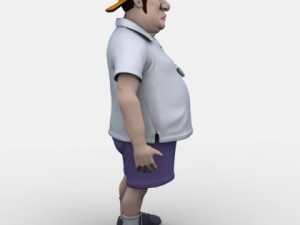 cartoon man 3D Modell