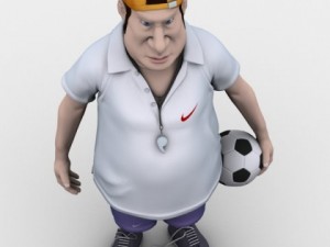 cartoon man 3D Modell