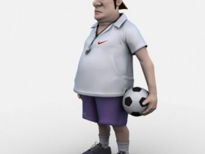 cartoon man 3D Modell
