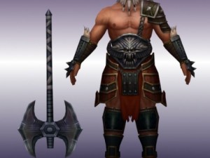 diablo barbarian giant 3D Model