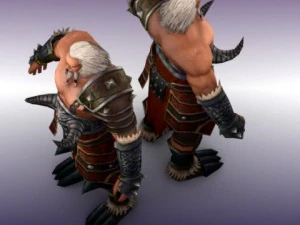 diablo barbarian giant 3D Model