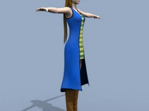 young woman 3D Model