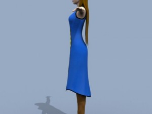 young woman 3D Модель